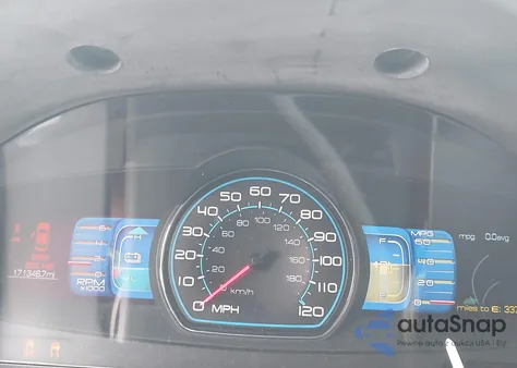 2012 Ford Fusion Hybrid z USA, uszkodzony, nr VIN 3FADP0L39CR216555